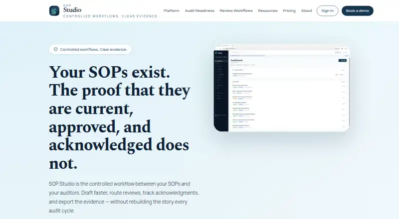 SOP Studio's own site