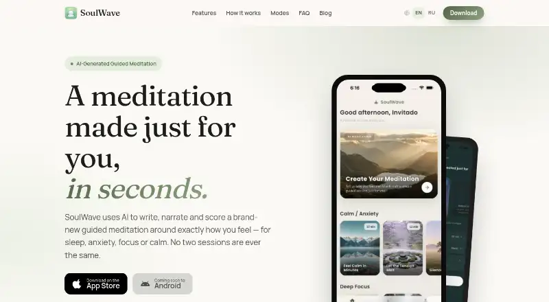 SoulWave's own site