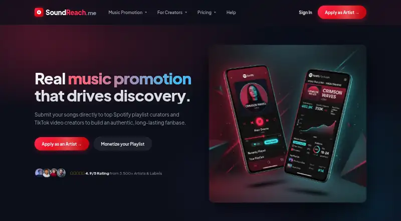 SoundReach's own site