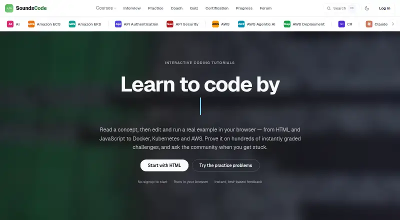 SoundsCode's own site