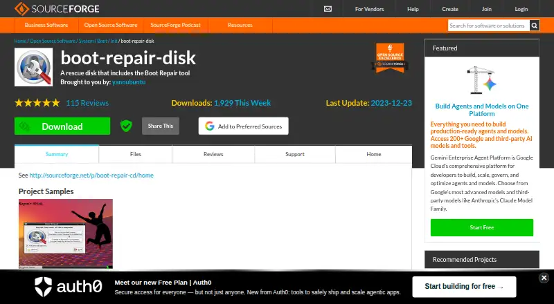 Boot-Repair-Disk's own site