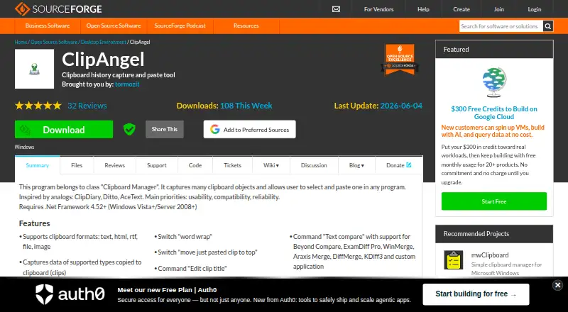 ClipAngel's own site