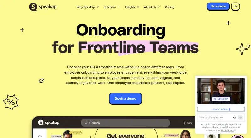Speakap's own site
