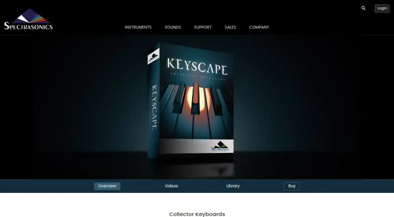 Keyscape's own site