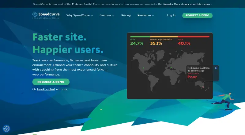 SpeedCurve's own site