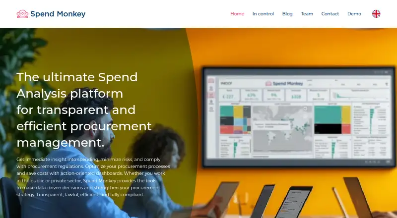 Spend Monkey's own site