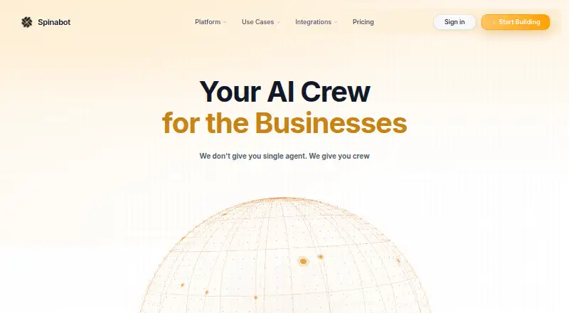 Spinabot's own site
