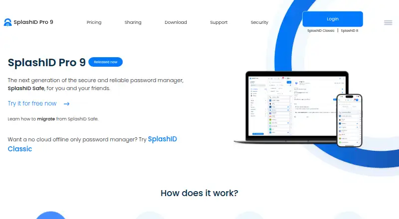 SplashID's own site