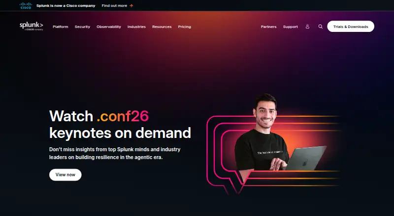 Splunk Enterprise's own site
