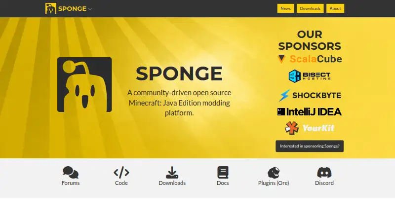 Sponge's own site