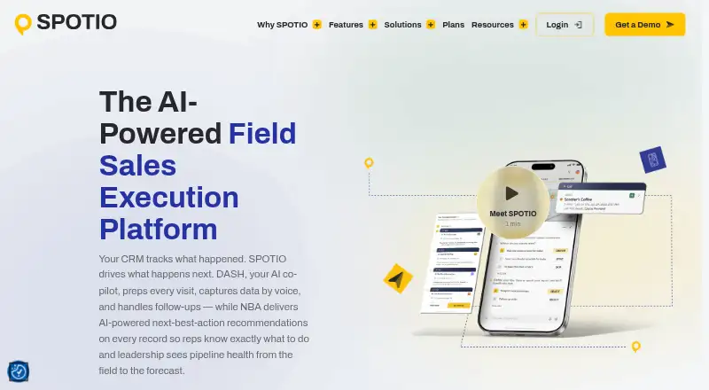 SPOTIO's own site