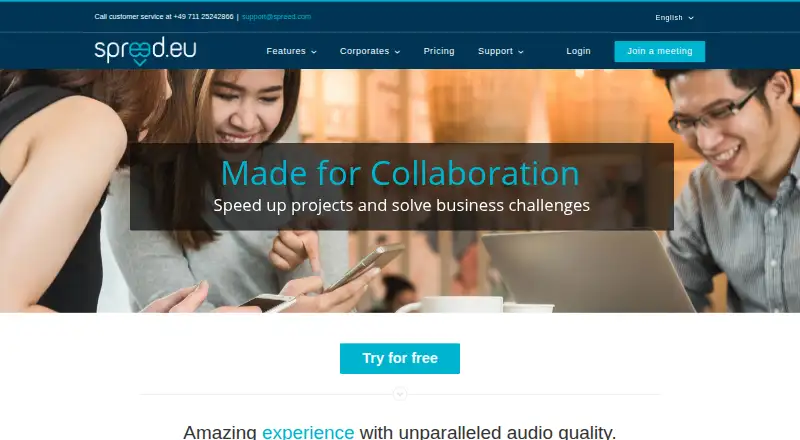 Spreed's own site