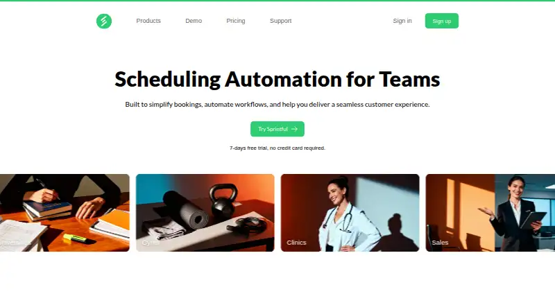Sprintful's own site