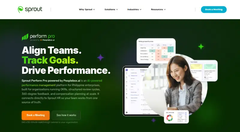 Sprout Perform Pro's own site