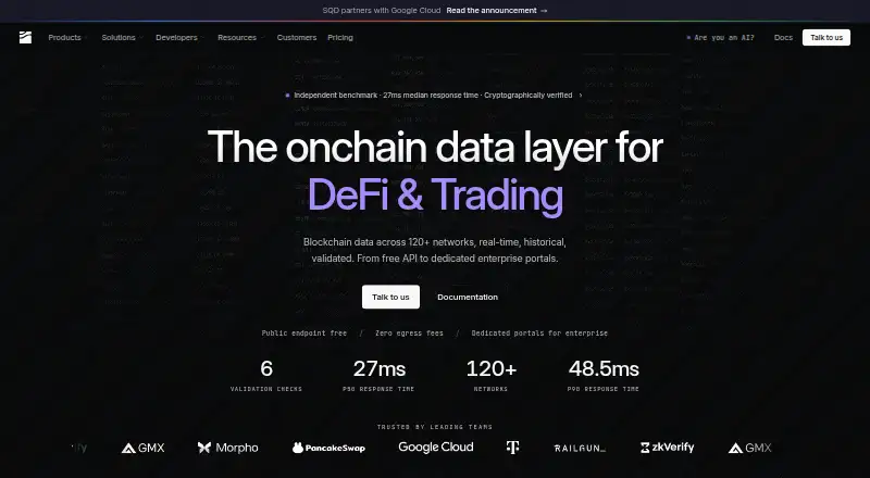 SQD (formerly Subsquid)'s own site