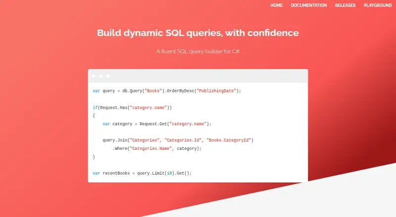 SqlKata's own site