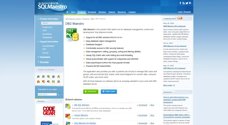 DB2 Maestro's own site