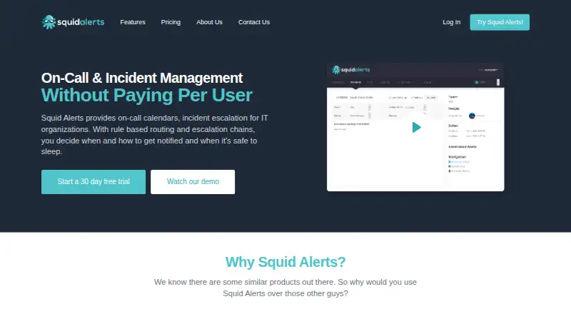 Squid Alerts's own site