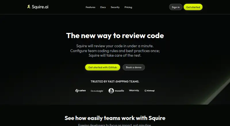 Squire's own site