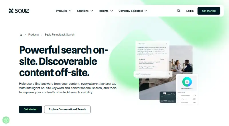 Squiz Funnelback Search's own site