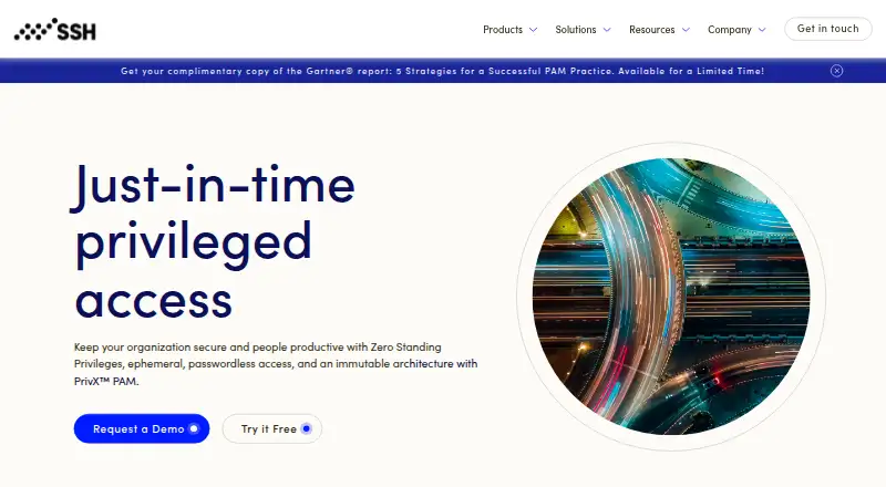 PrivX PAM's own site
