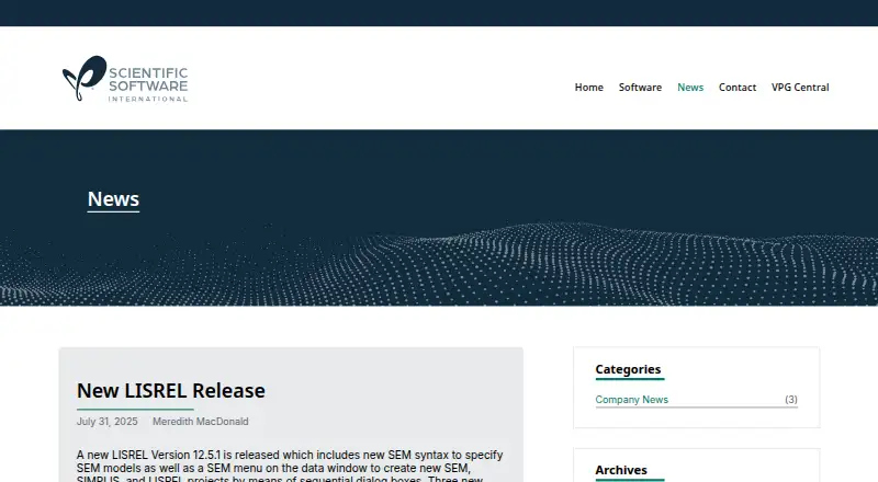 LISREL's own site