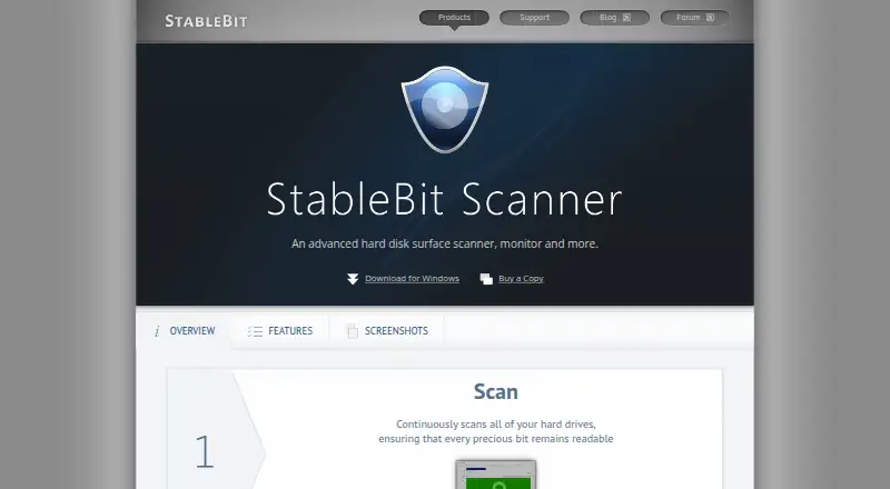 StableBit Scanner's own site