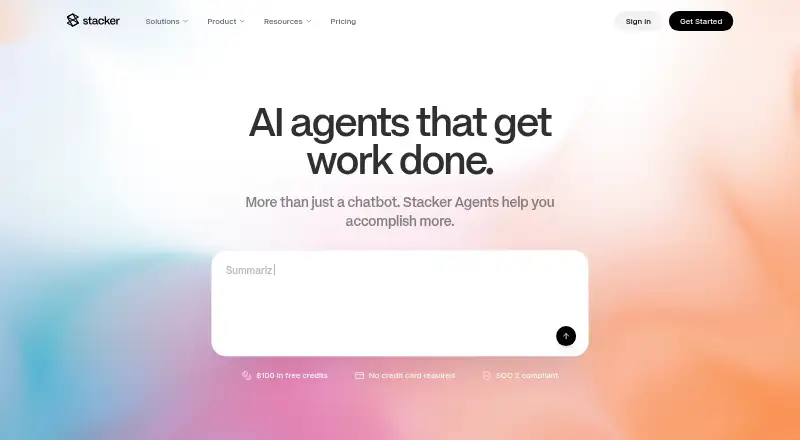 Stacker's own site