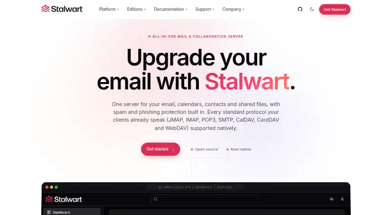 Stalwart Mail Server's own site