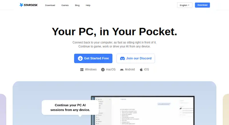 StarDesk's own site