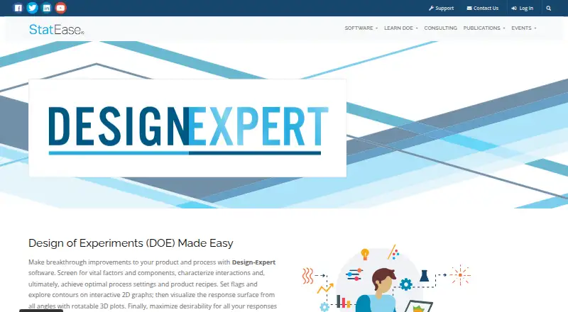 Design-Expert's own site