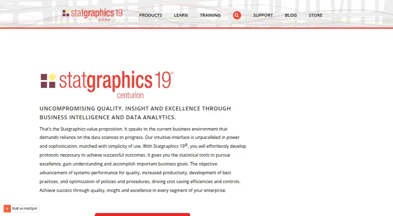 Statgraphics Centurion's own site