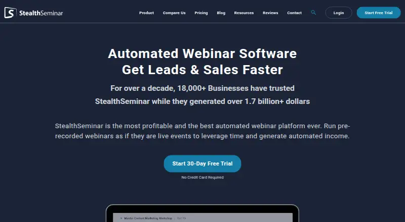 StealthSeminar's own site