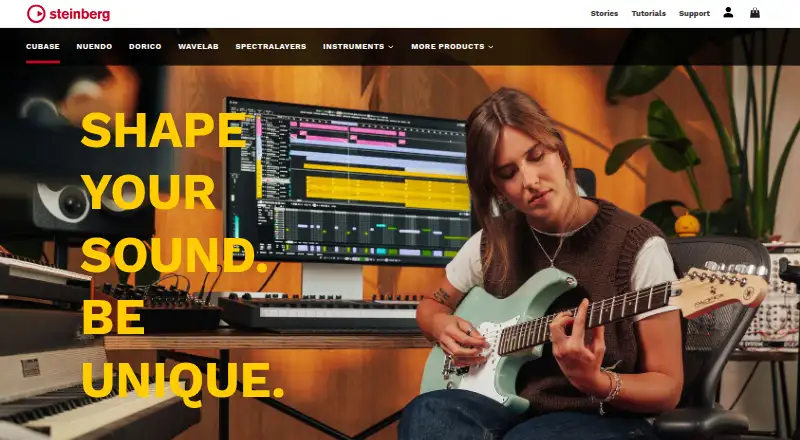 Cubase's own site