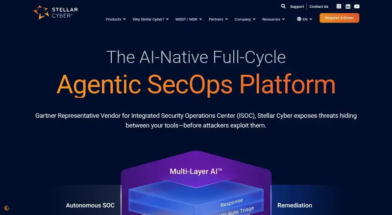 Stellar Cyber Open XDR's own site