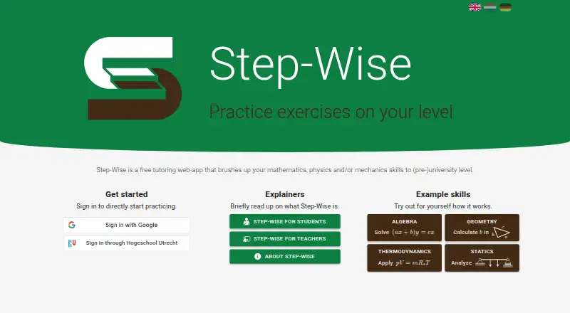 Step-Wise's own site