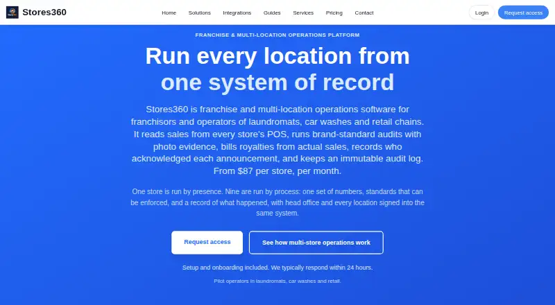 Stores360's own site