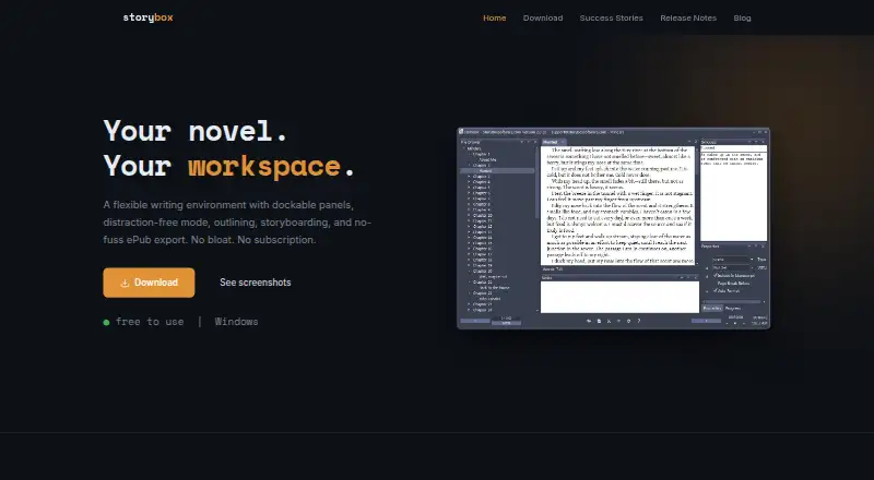 StoryBox's own site