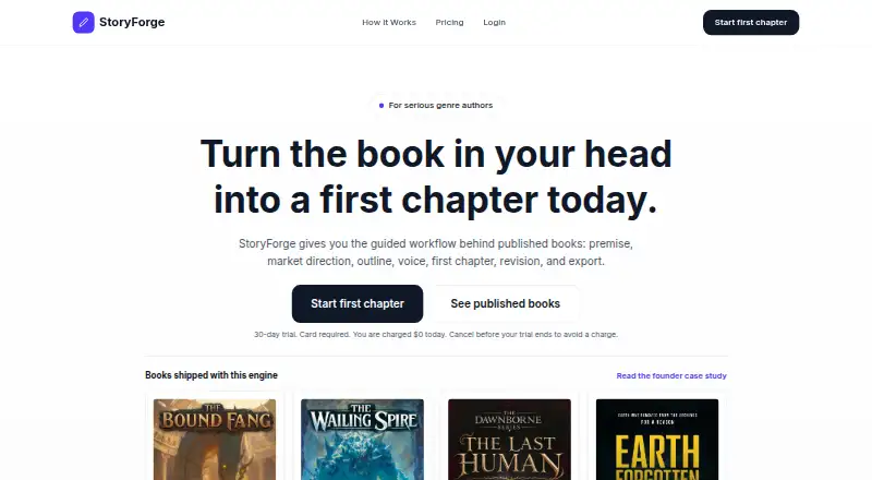 StoryForge's own site