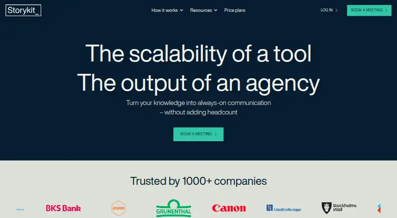 Storykit's own site