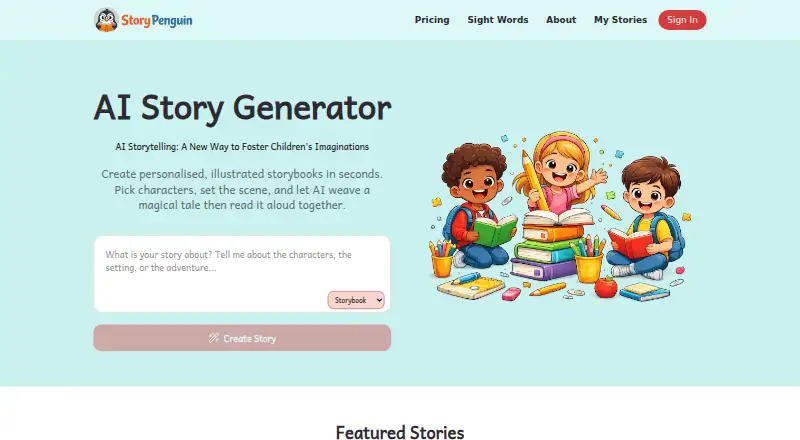 StoryPenguin's own site