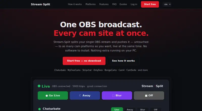Stream-Split's own site