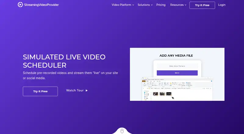 StreamingVideoProvider Scheduler's own site