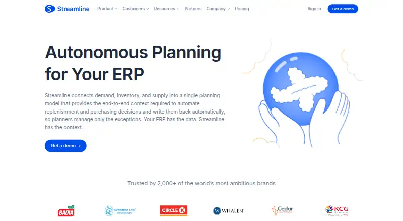Streamline's own site