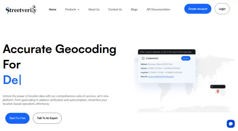 StreetVerify Address Verification API's own site