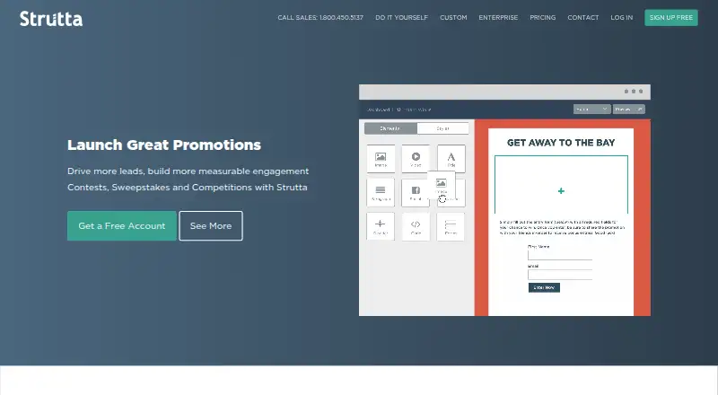 Strutta's own site
