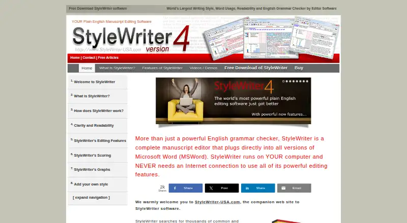 StyleWriter's own site