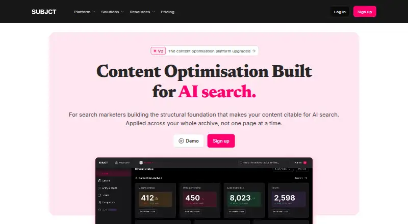 SUBJCT's own site