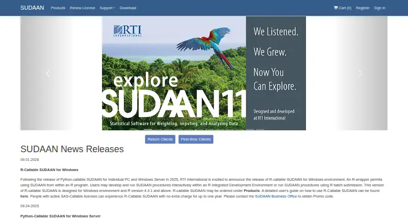 SUDAAN's own site