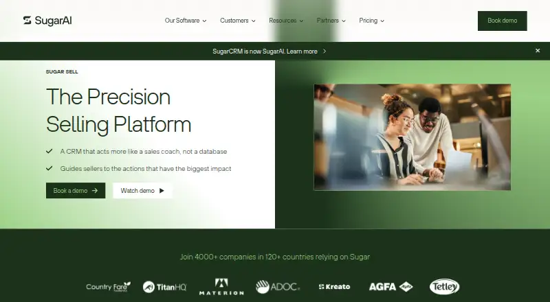 Sugar Integrate's own site